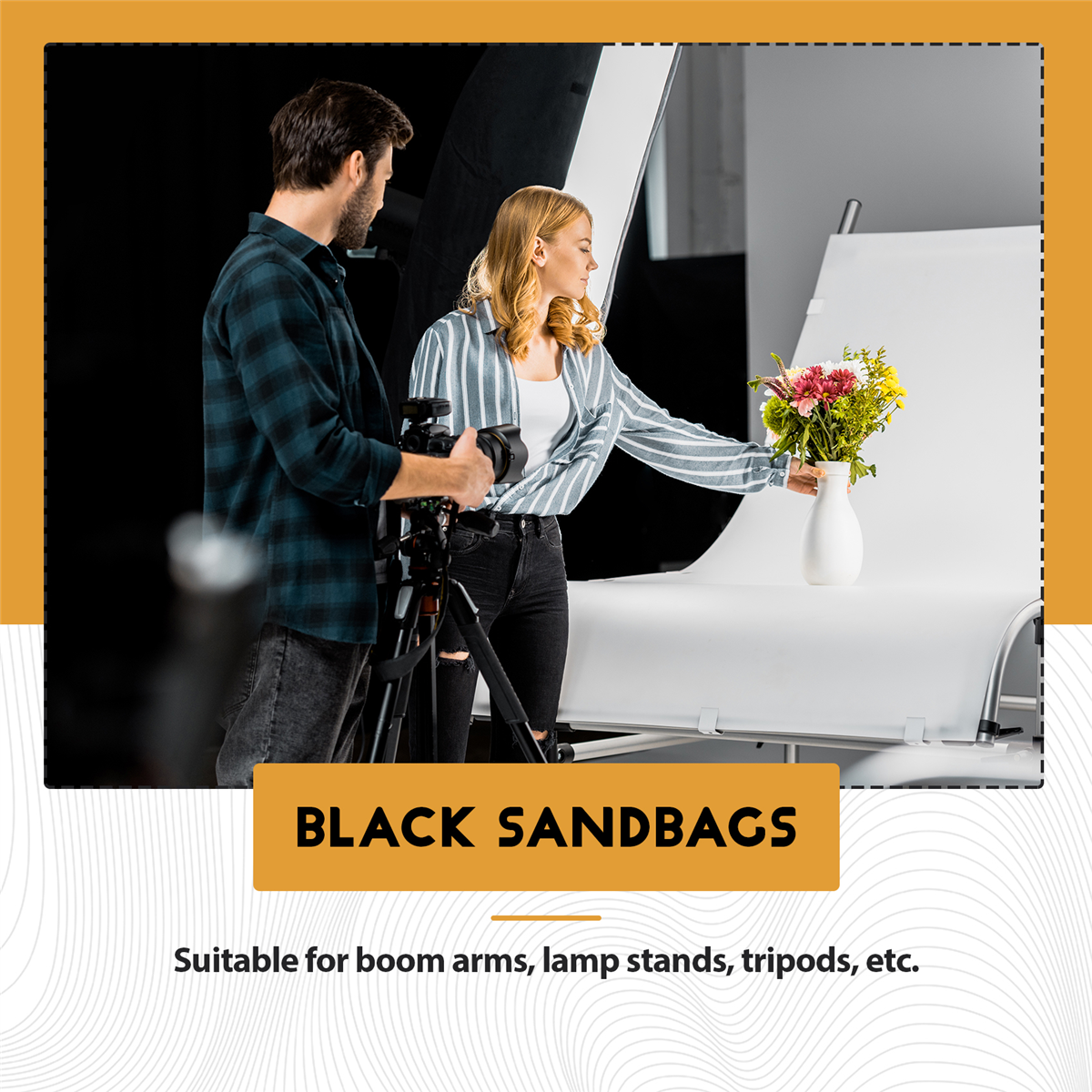 Light Stand Sandbag - ABAN Heavy Duty Photographic Sandbag Studio