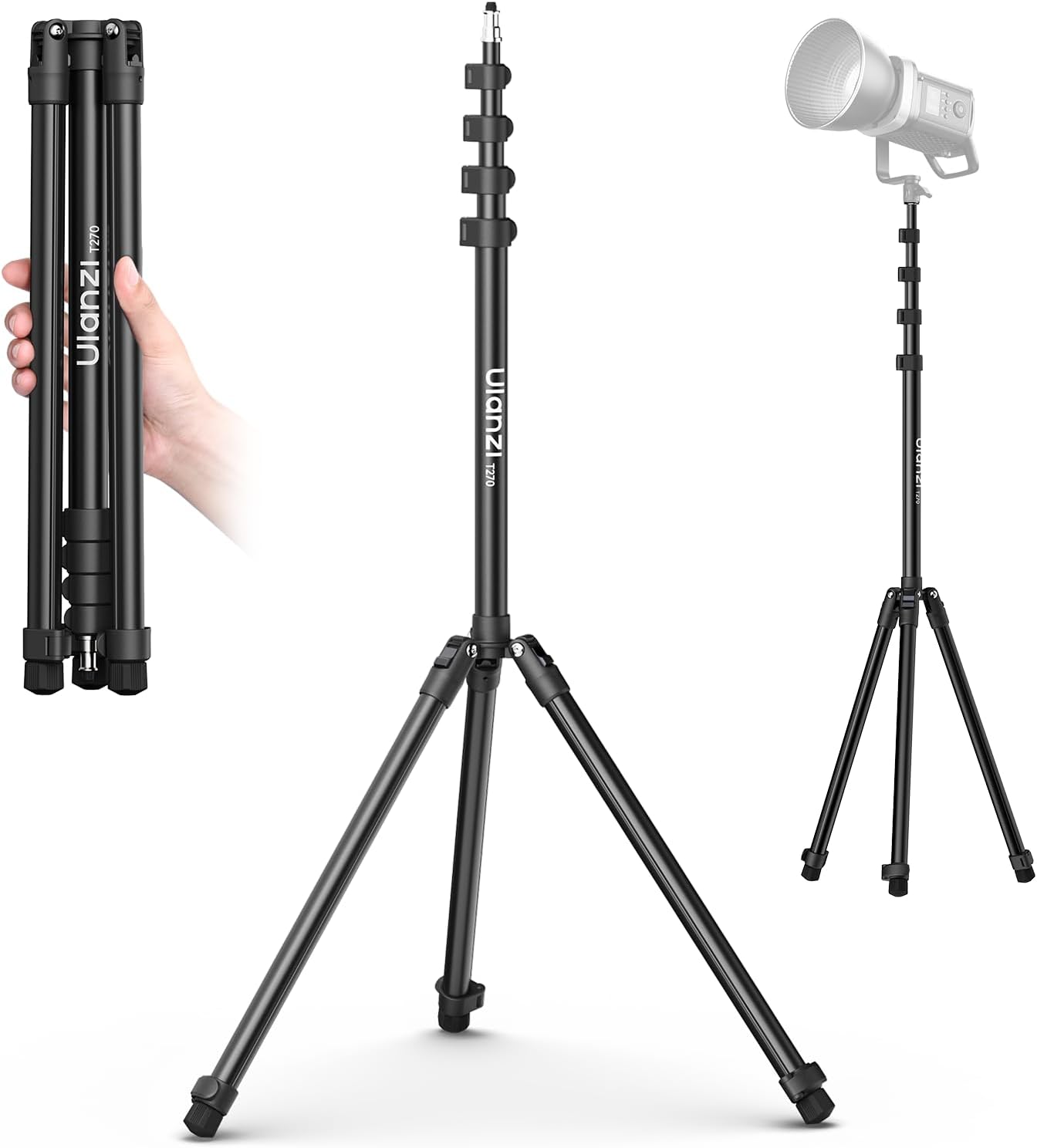 Photography Lighting Reflectors - Adjustable 8.8FT Photography Light Stand, Aluminum