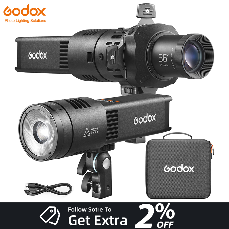 Photography Lighting Kit Godox - NEW GODOX RS100R/RS100Bi 100W RGB LED