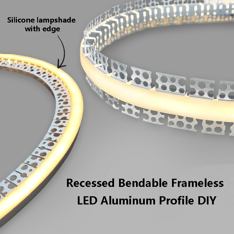 Diffusion Material Roll - Recessed Bendable LED Aluminum Profile Silica