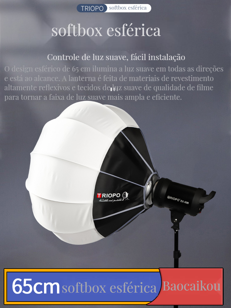Photography Lighting Godox - TRIOPO Lantern Softboxes 55/65/85cm Quick Release