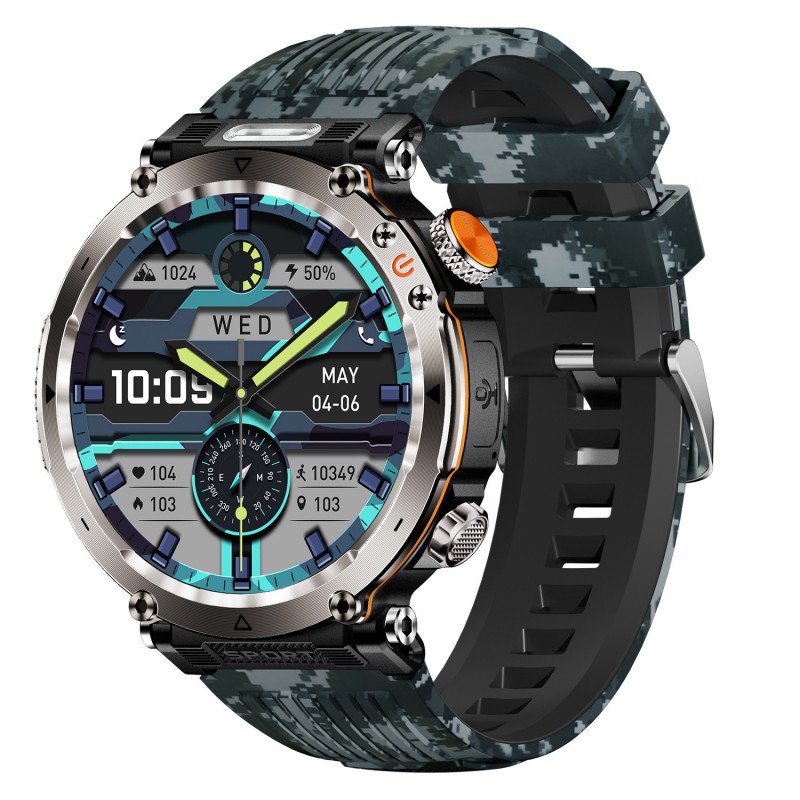 Flashlight Smart Watch Men BT  - огляд і ціна Photography Lighting Assistant
