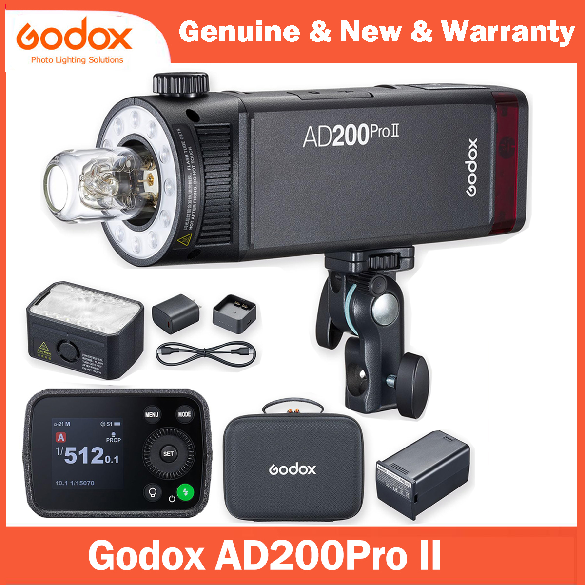 Godox AD200 Pro II Flash Strob - огляд і ціна Photography Lighting Kit Godox