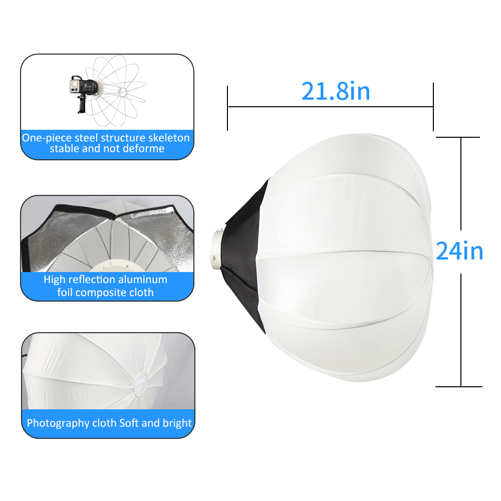 115W Lighting 65cm Globe Lante - огляд і ціна Globe Modifier Round