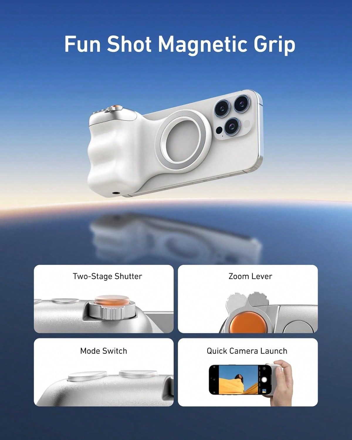 Silver Magnetic Phone Camera G - огляд і ціна Photography Lighting Kits