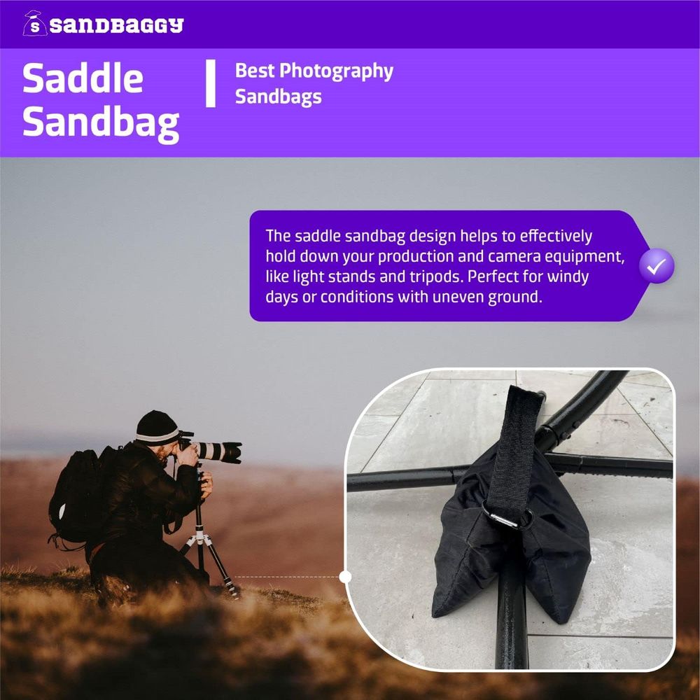 Empty Sandbags with Carabiner  - огляд і ціна Light Stand Sandbag