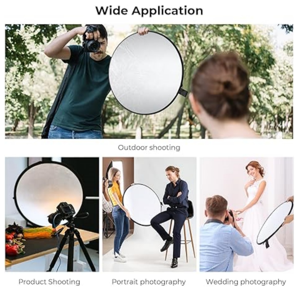 HUANYINGBJB Portable 5 in 1 Ph - огляд і ціна Photography Lighting Reflectors