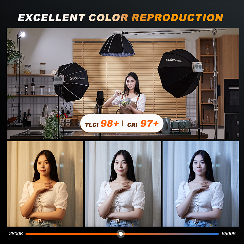 Godox ML100Bi LED Lights Refle - огляд і ціна Photography Lighting Godox