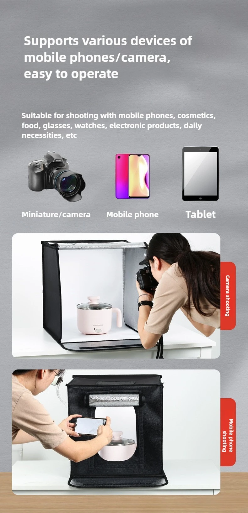 40cm Photography LED Studio Li - огляд і ціна Photography Lighting Kits