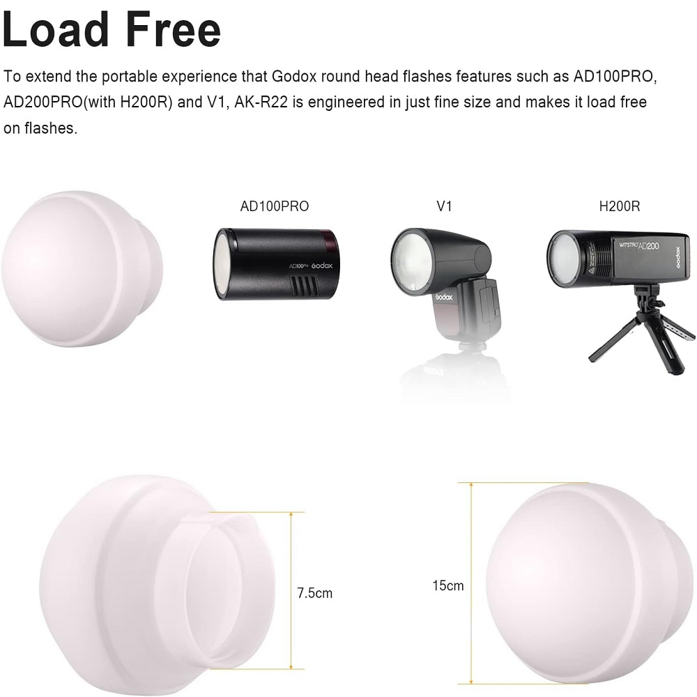 Mcoplus AK-R22 Flash Collapsib - огляд і ціна Photography Lighting Kit Godox