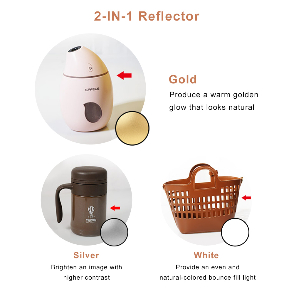 2in1 Round Portable Reflector  - огляд і ціна Photography Lighting Reflectors