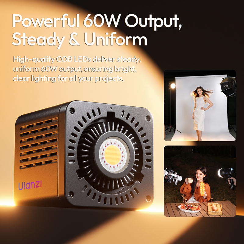 Ulanzi C60 RGB Portable 60W CO - огляд і ціна Photography Lighting Godox
