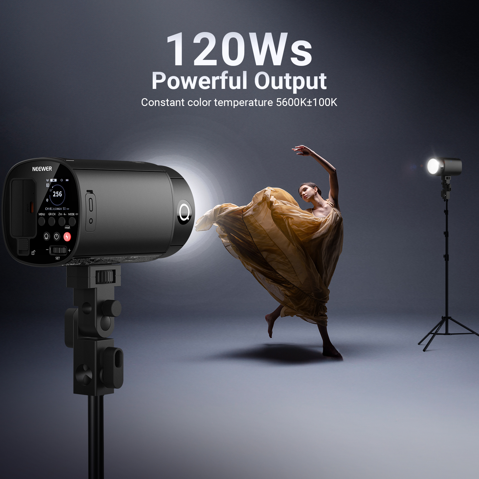 NEEWER 120Ws 2.4G TTL Outdoor  - огляд і ціна Portable Strobe Monolight