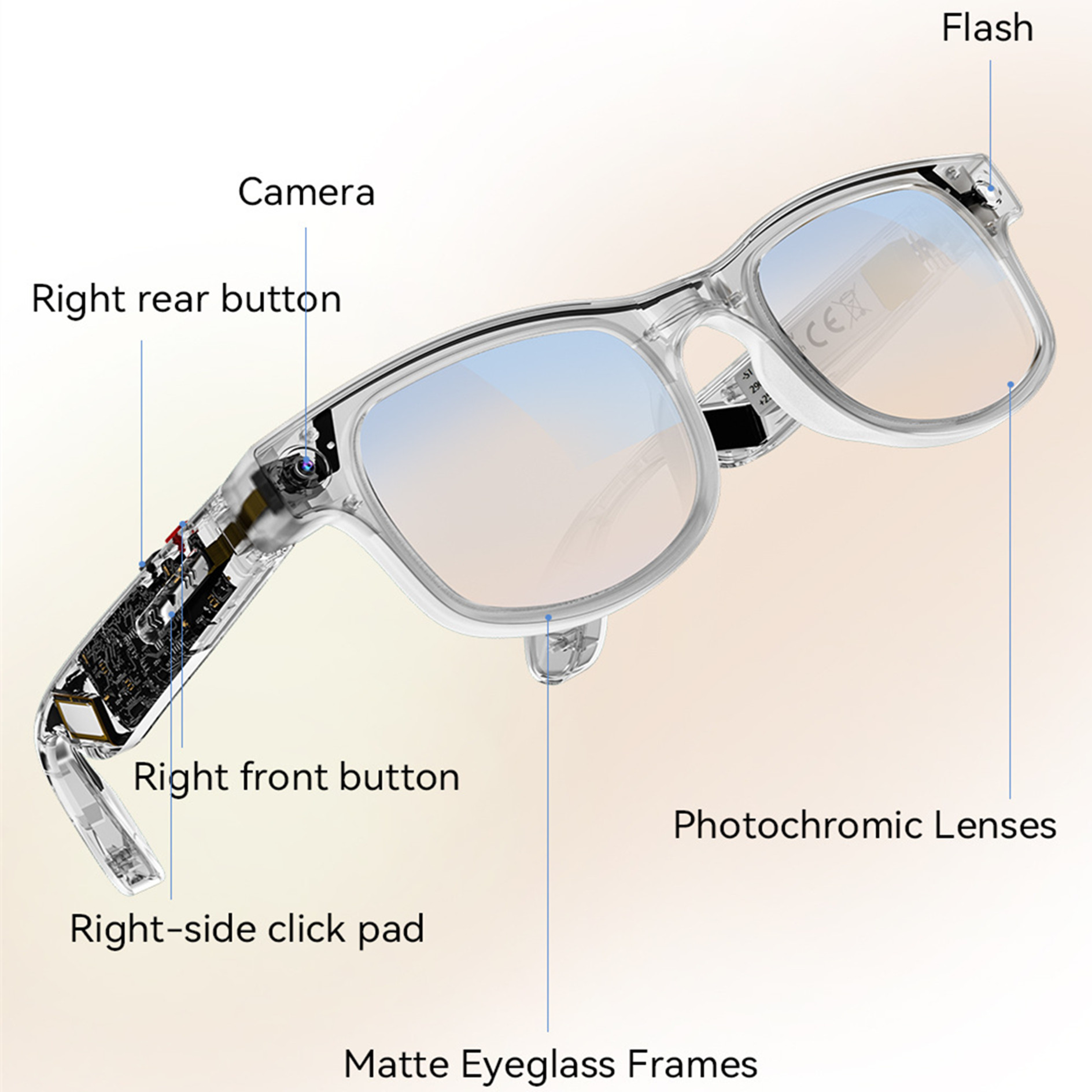 Smart Glasses AI Voice Photogr - огляд і ціна Photography Lighting Assistant