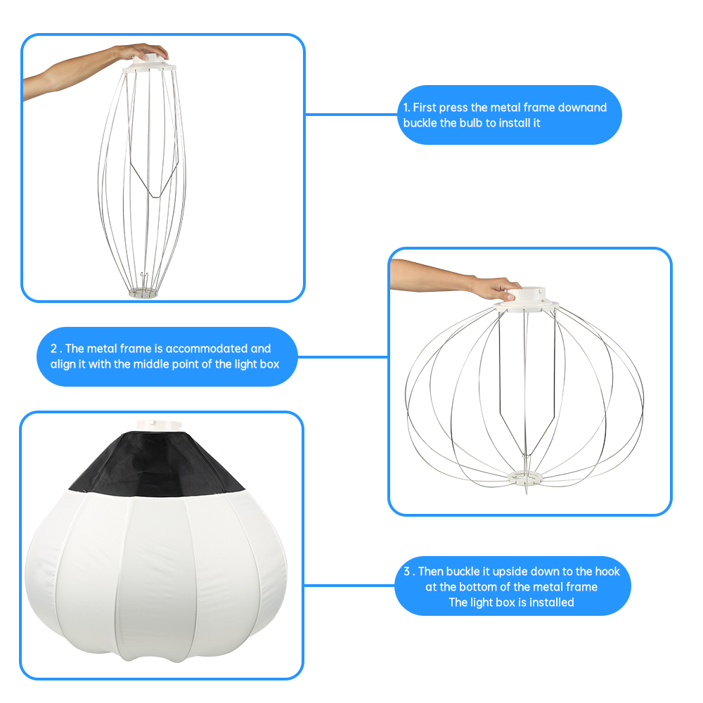 65cm Globe Lantern Softbox Bow - огляд і ціна Globe Modifier Round
