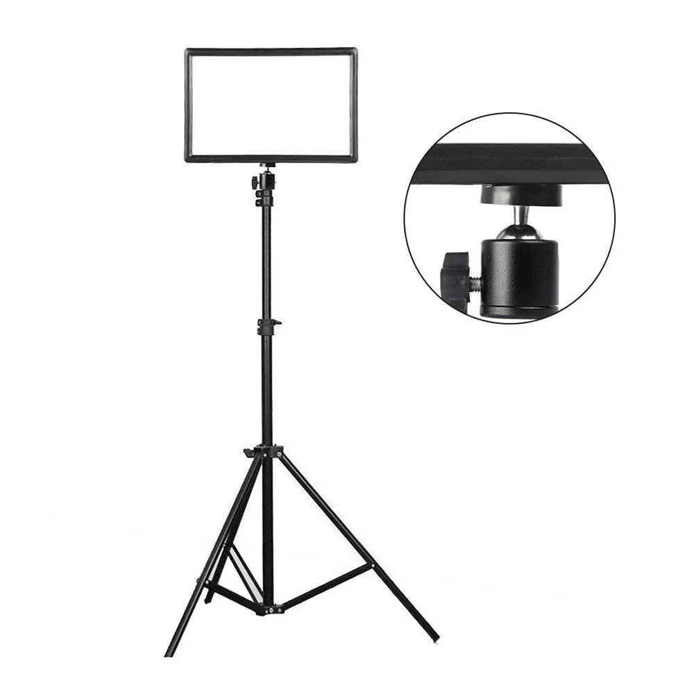 Camera Ball Head Adapter with  - огляд і ціна Photography Video Lighting Kit With Adjustable Tripod Stand