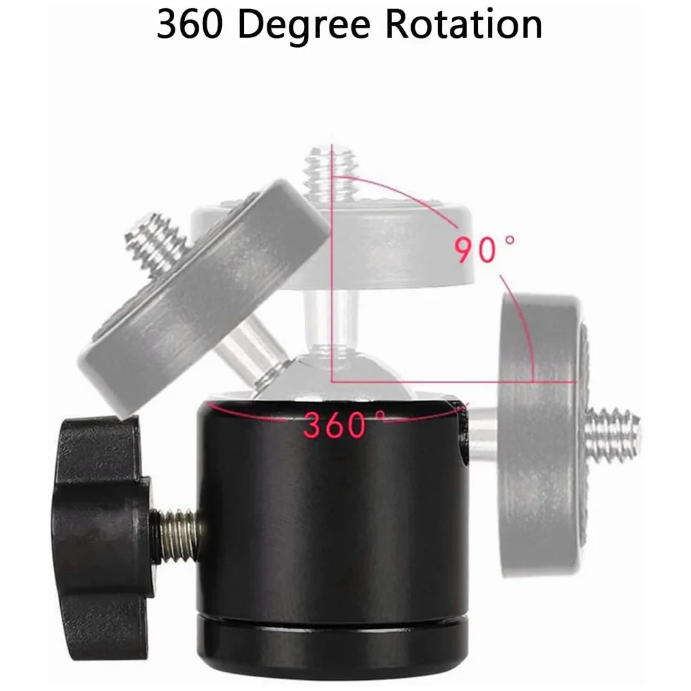 Camera Ball Head Adapter with  - огляд і ціна Photography Video Lighting Kit With Adjustable Tripod Stand