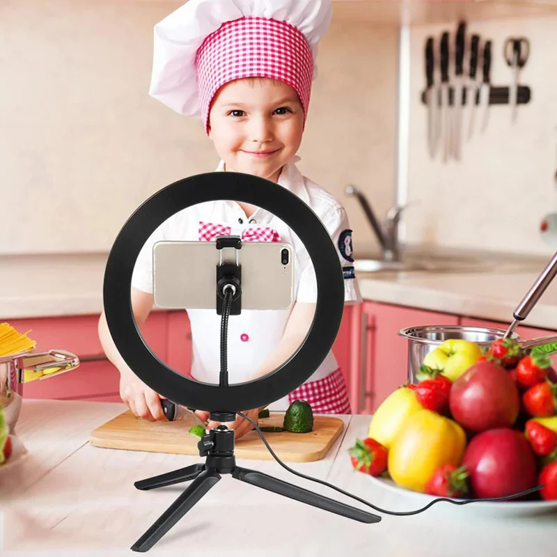 Dimmable26cm LED Ring Light Ki - огляд і ціна Photography Lighting Kits