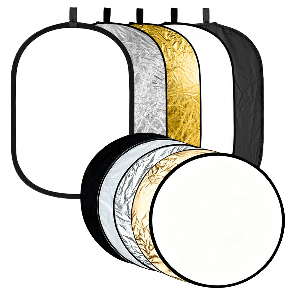 60/80/110CM 5-in-1 Collapsible - огляд і ціна Photography Lighting Reflectors