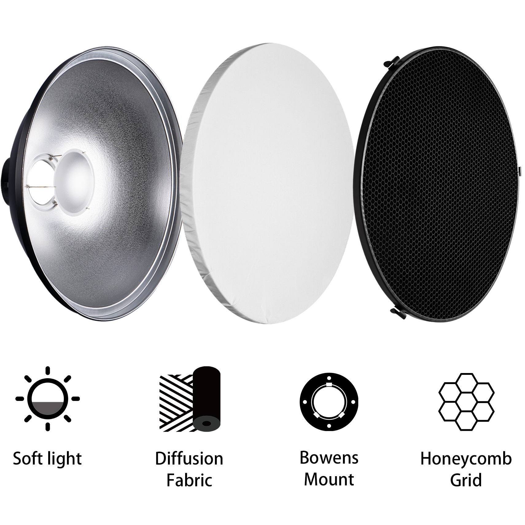 Selens 70cm Silver/White Inter - огляд і ціна Photography Lighting Reflectors