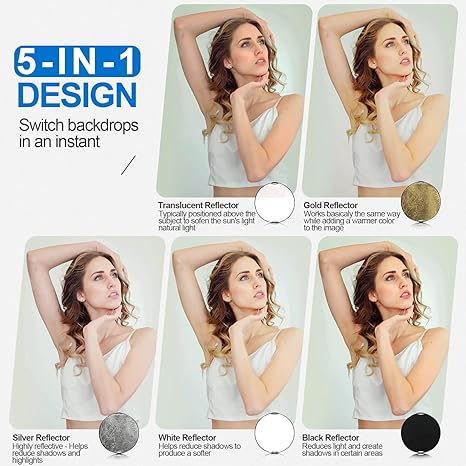 43Inch/110cm Photography Light - огляд і ціна Photography Lighting Reflectors