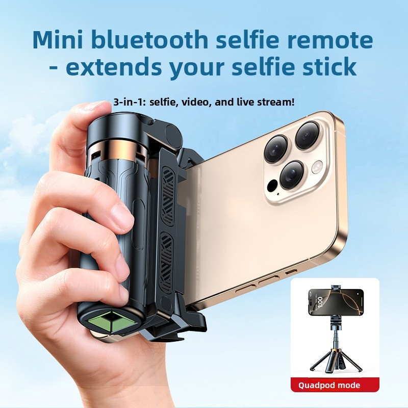 Extendable 1M Selfie Stick Tri - огляд і ціна Photography Video Lighting Kit With Adjustable Tripod Stand
