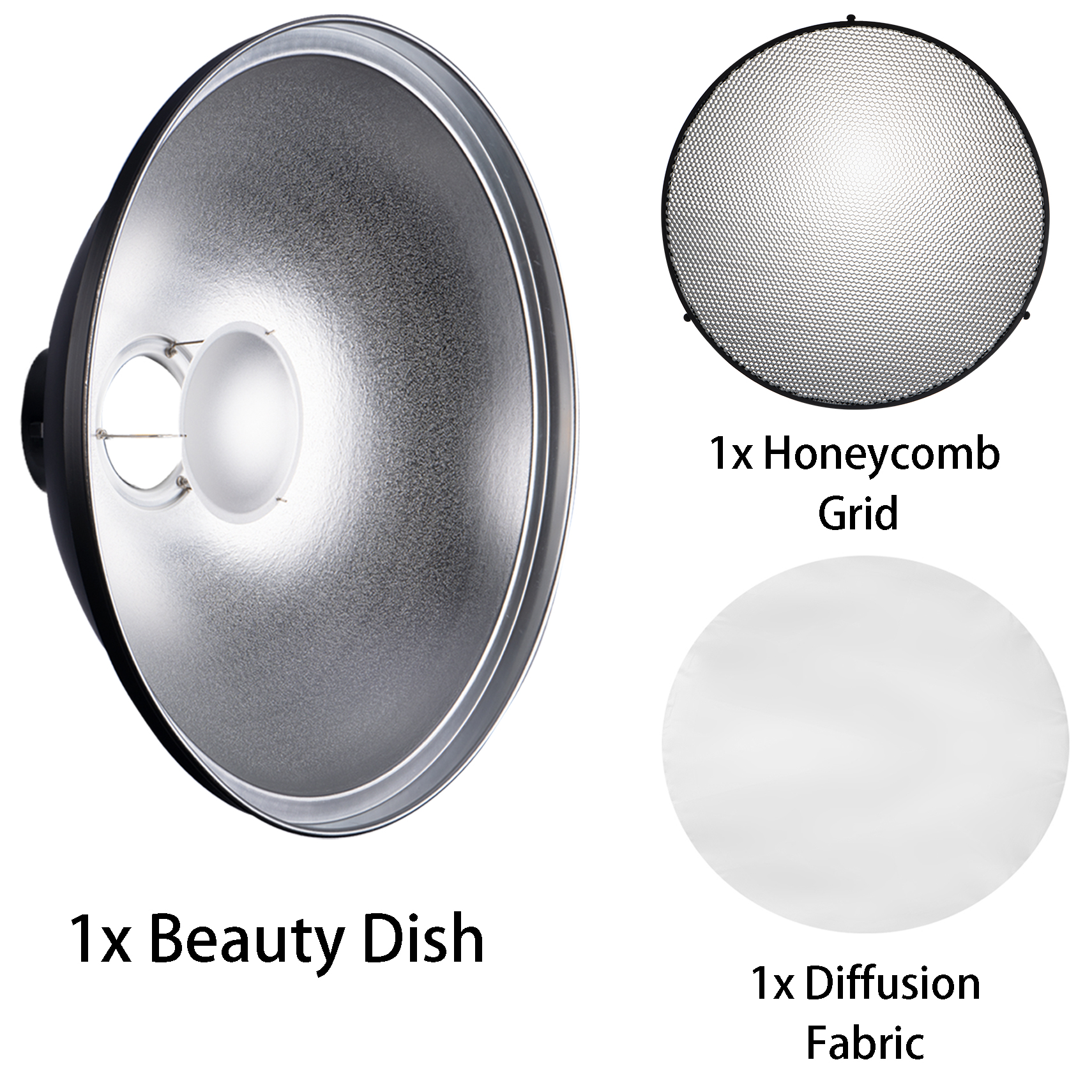 Selens Reflector Beauty Dish 3 - огляд і ціна Beauty Dish 55Cm