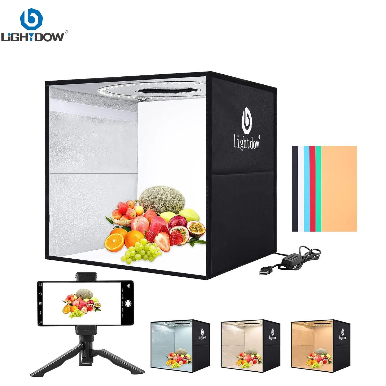 Lightdow Dimmable Photo Box LE - огляд і ціна Photography Lighting Kits
