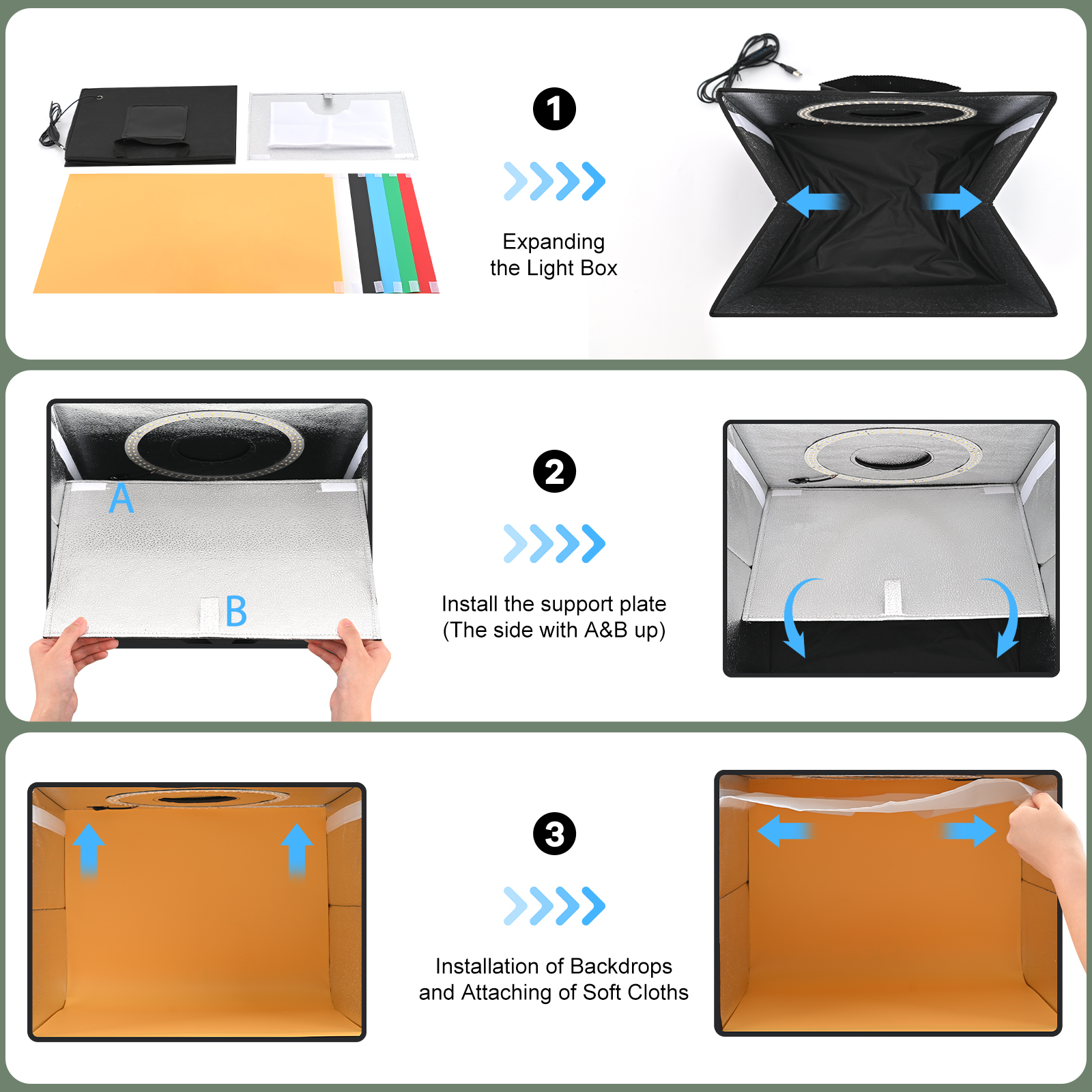 Lightdow Dimmable Photo Box LE - огляд і ціна Photography Lighting Kits