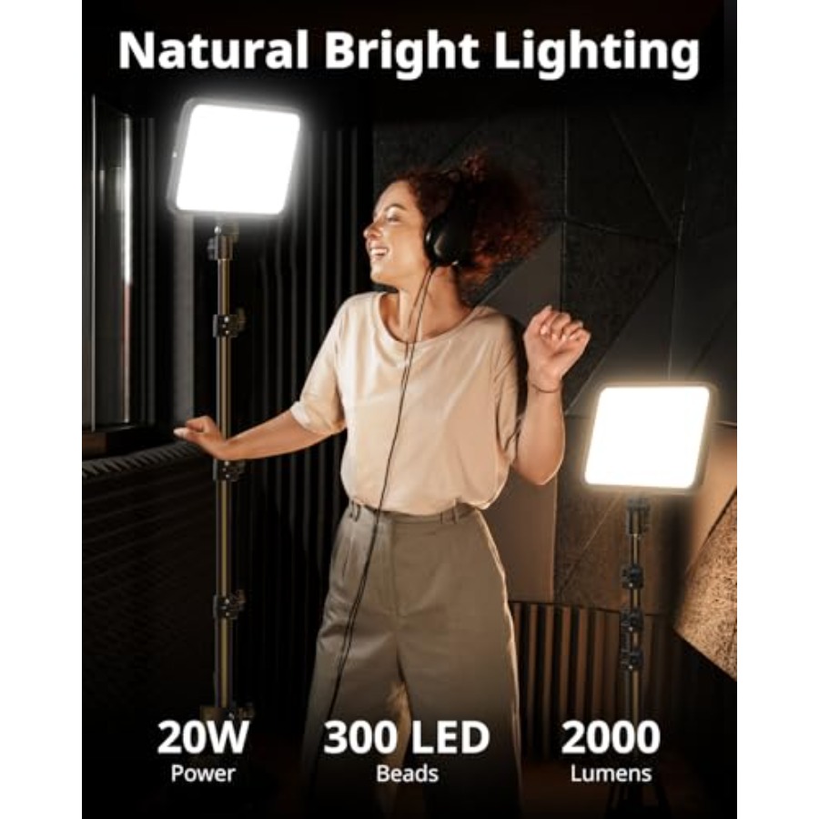 2 Pack LED Video Light Kit, Ph - огляд і ціна Photography Lighting Kits