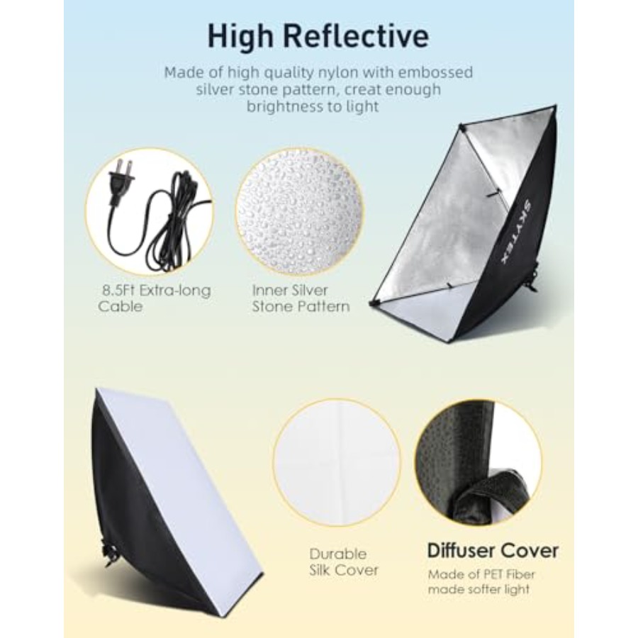 Lighting Kit Pack, 20x28in Sof - огляд і ціна Photography Lighting Kits