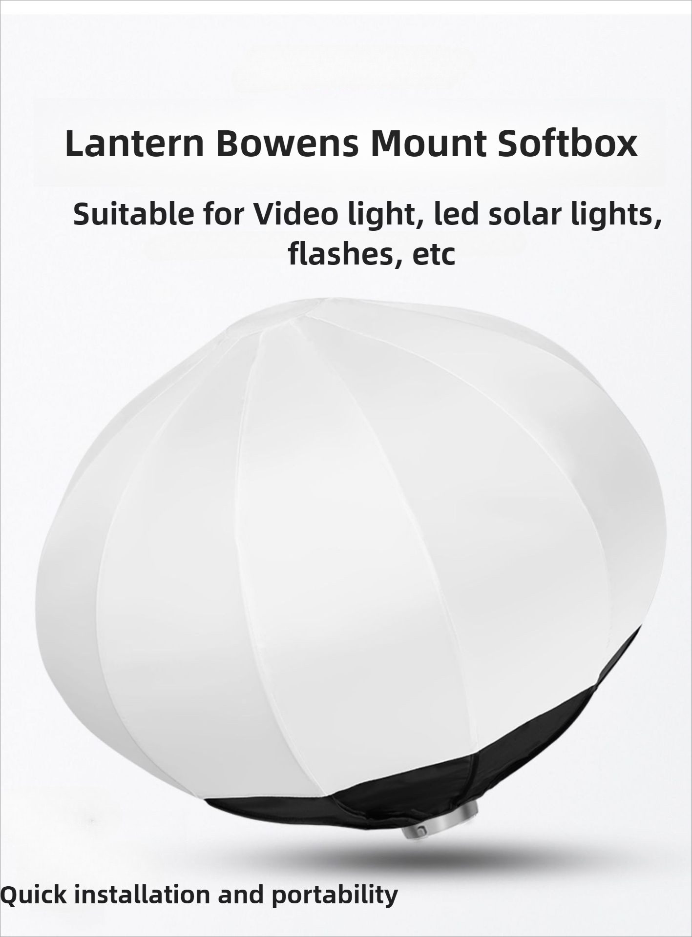 Globe Lantern Softbox 55cm 65c - огляд і ціна Globe Modifier Round