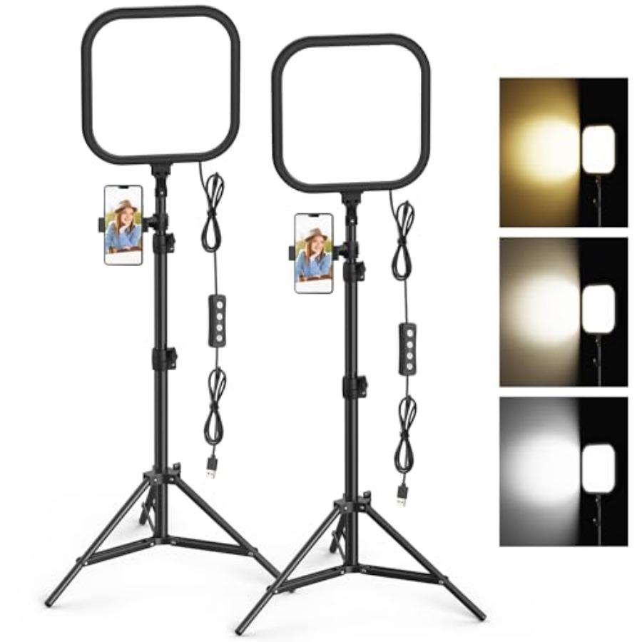2Pack LED Video Light Kit, 15W - огляд і ціна Photography Lighting Kits
