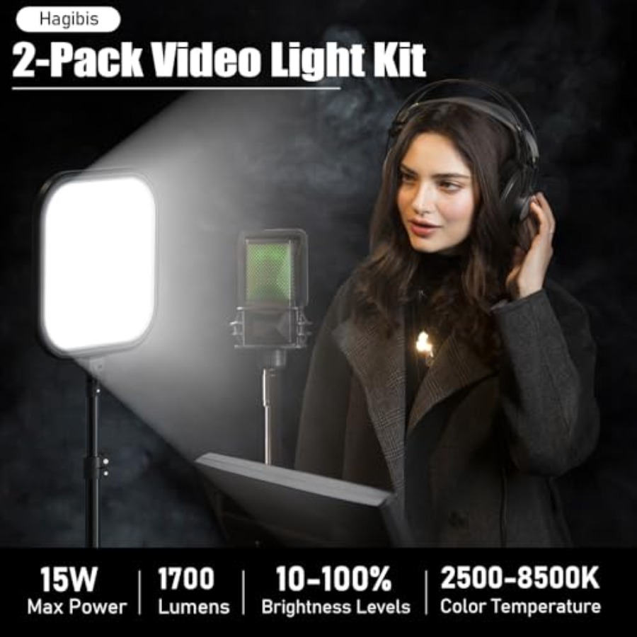 2Pack LED Video Light Kit, 15W - огляд і ціна Photography Lighting Kits